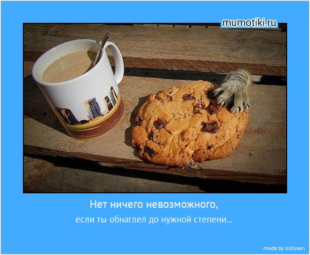 Нет ничего невозможного, если ты обнаглел до нужной степени... #мотиватор