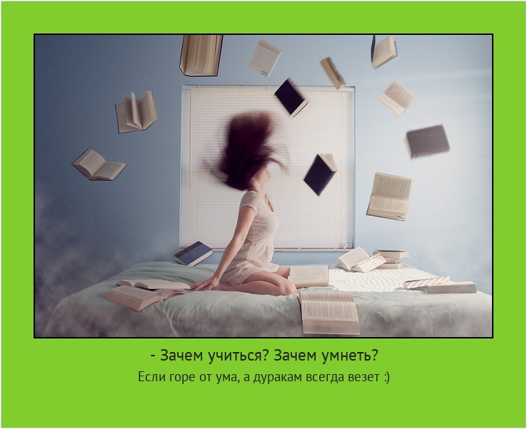 - Зачем учиться? Зачем умнеть? Если горе от ума, а дуракам всегда везет :) #мотиватор