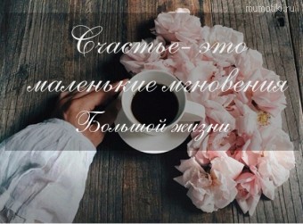 Счастье- это маленькие мгновения Большой жизни - Cамые лучшие цитаты на mumotiki.ru Счастье- это маленькие мгновения Большой жизни #цитаты