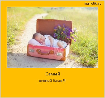 Самый ценный багаж!!! #мотиватор